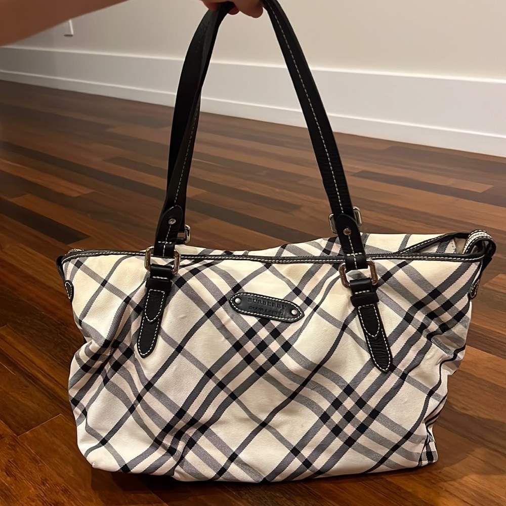 Vintage Burberry Blue Label Tote
